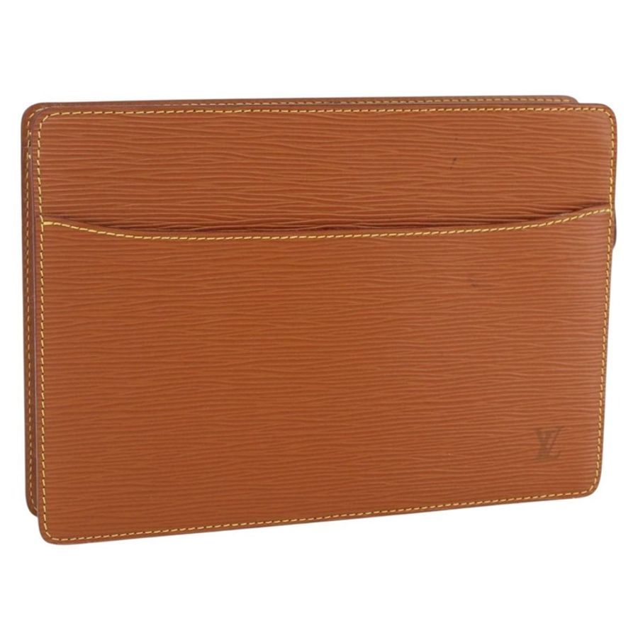 【日本直送】路易威登 Epi Pochette Homme 包棕色 Zipangu 金色 M52528 正品 ep11759-0