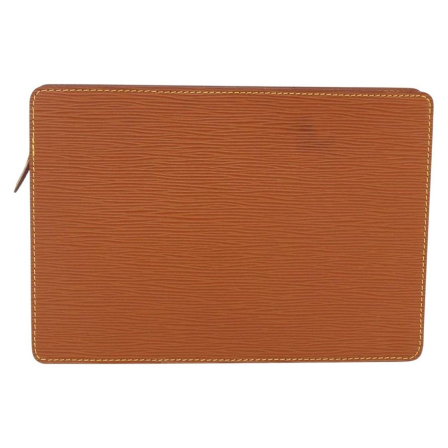【日本直送】路易威登 Epi Pochette Homme 包棕色 Zipangu 金色 M52528 正品 ep11759-1
