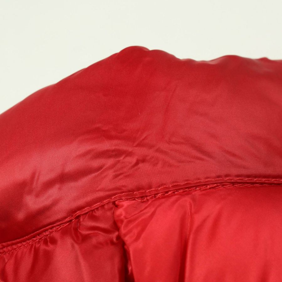 MONCLER LIANE 羽絨背心無袖外套 4832105 尼龍 紅色 二手 女款 #0-8