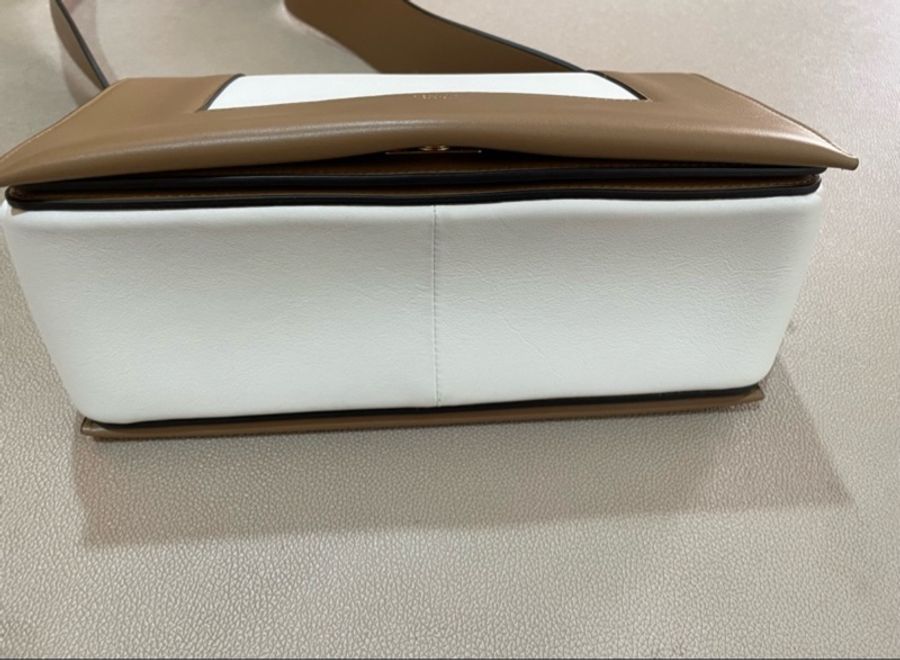 celine白棕拼色Frame bag(已停產)-4