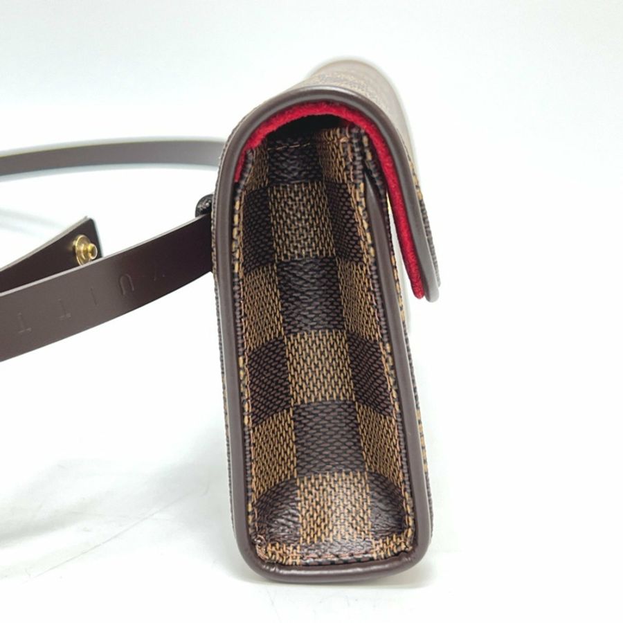路易威登 Florentine Pochette N51856,特別訂購,女士款,Damier帆布,埃貝內棕色-1