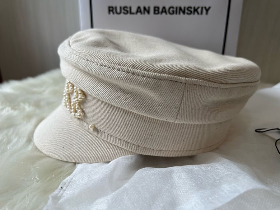 昆凌愛牌Ruslan Baginskiy RB 珍珠報童帽（全新收藏品）-1
