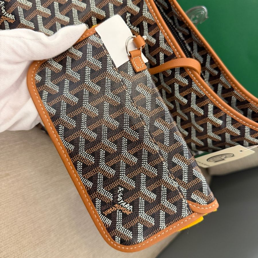 Goyard棕色Hobo托特包 全新品/紙袋/防塵袋-17