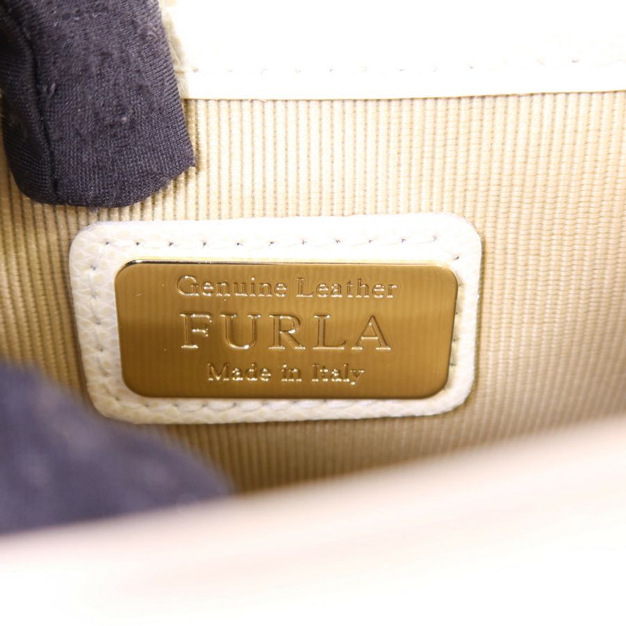 Furla 牛皮皮革Metropolis Mini Crossbody金扣手挽肩背兩用袋-6