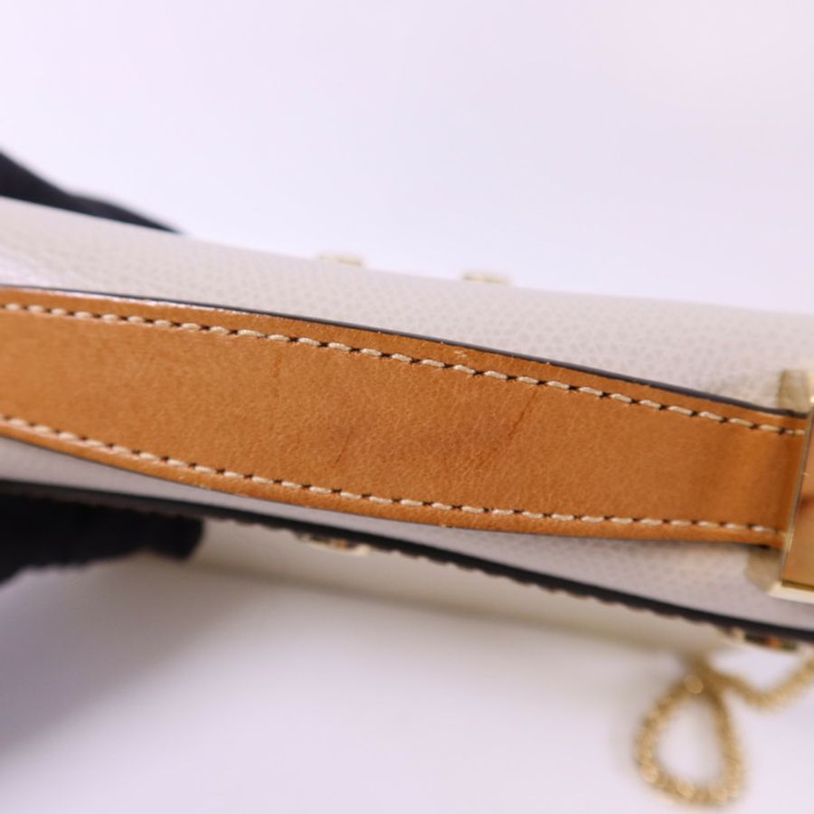 Furla 牛皮皮革Metropolis Mini Crossbody金扣手挽肩背兩用袋-17