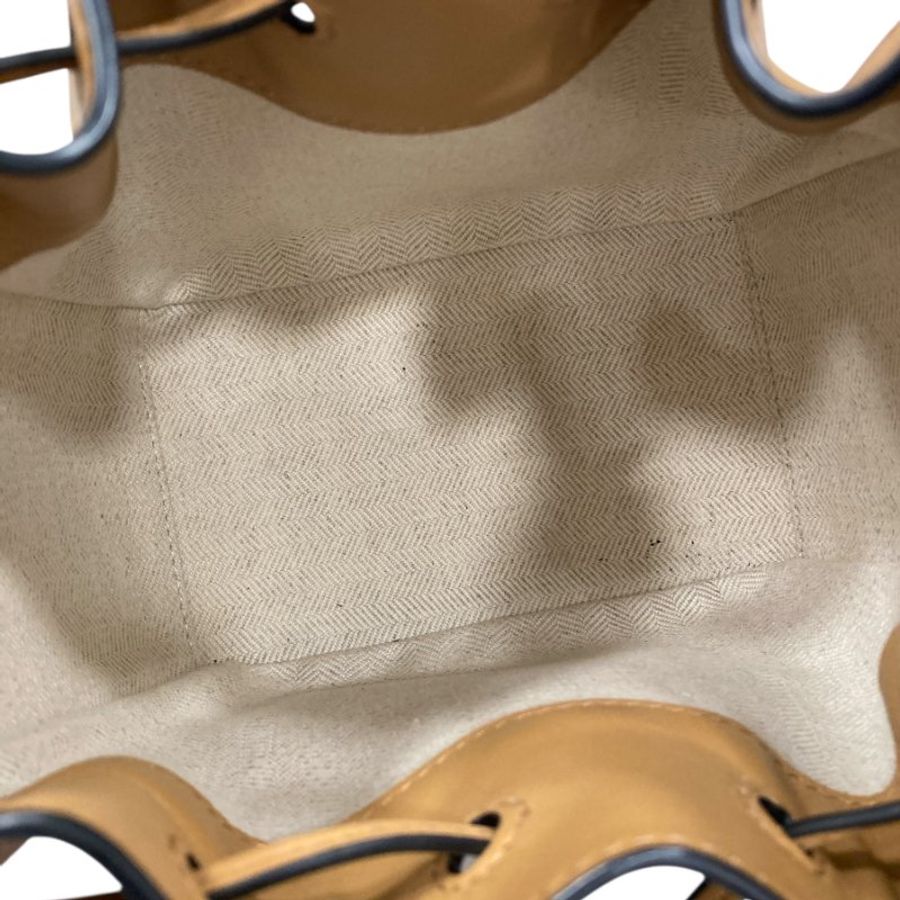 LOEWE 羅威 HAMMOCK MINI 皮革 吊床包 淺棕色-6