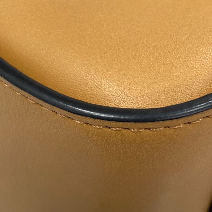 LOEWE 羅威 HAMMOCK MINI 皮革 吊床包 淺棕色-8