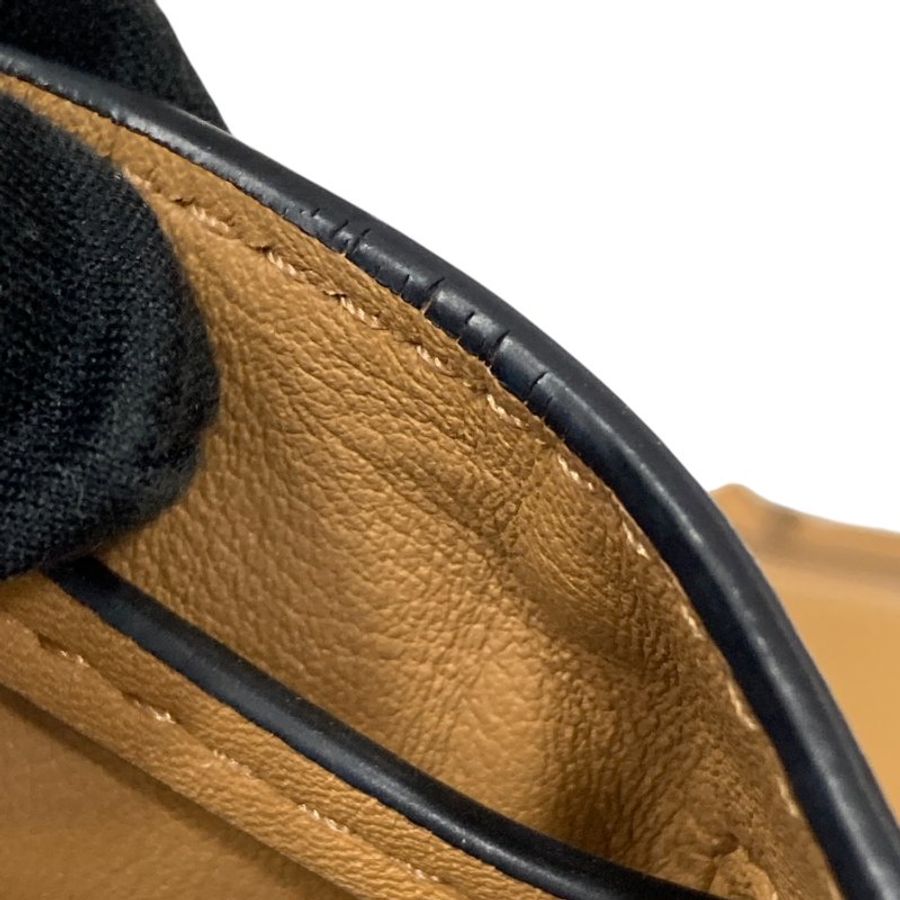 LOEWE 羅威 HAMMOCK MINI 皮革 吊床包 淺棕色-14