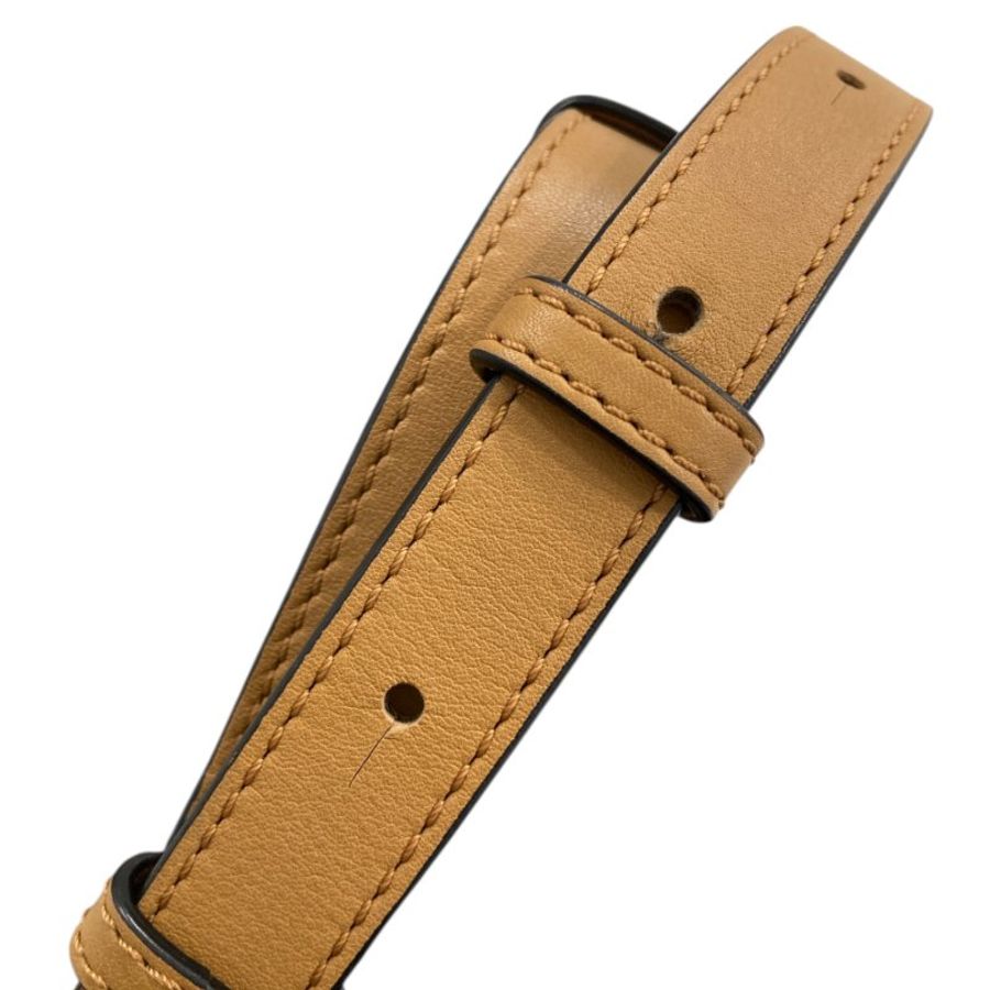 LOEWE 羅威 HAMMOCK MINI 皮革 吊床包 淺棕色-18