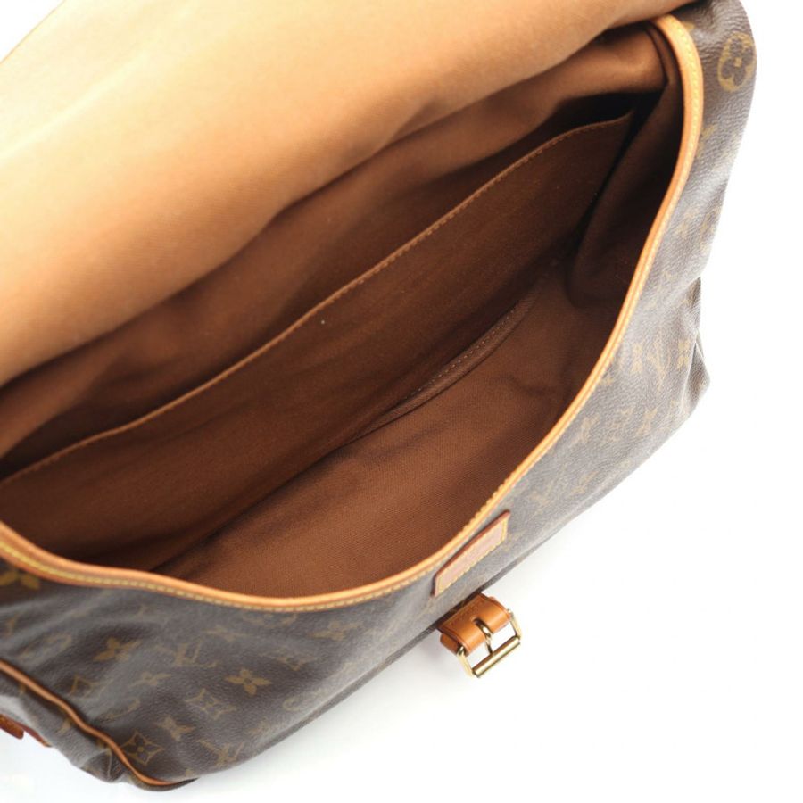 路易威登 Saumur 35 斜背包 M42254 Monogram 帆布 二手 LV-2