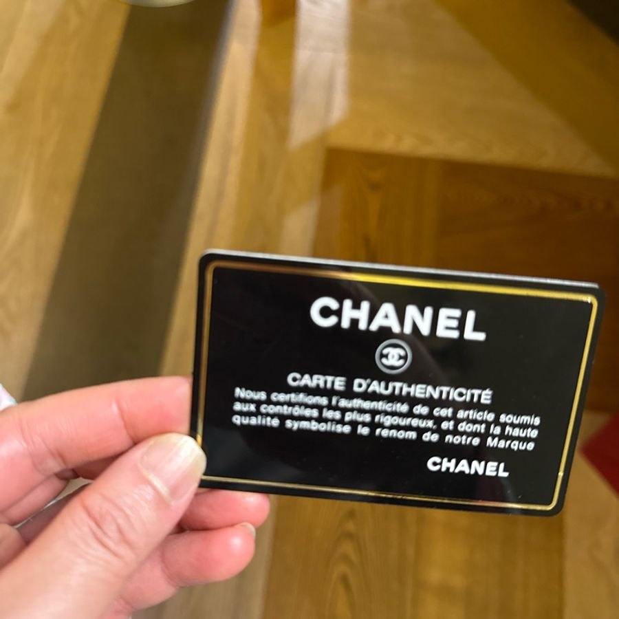 Chanel深藍牛仔錢包-21