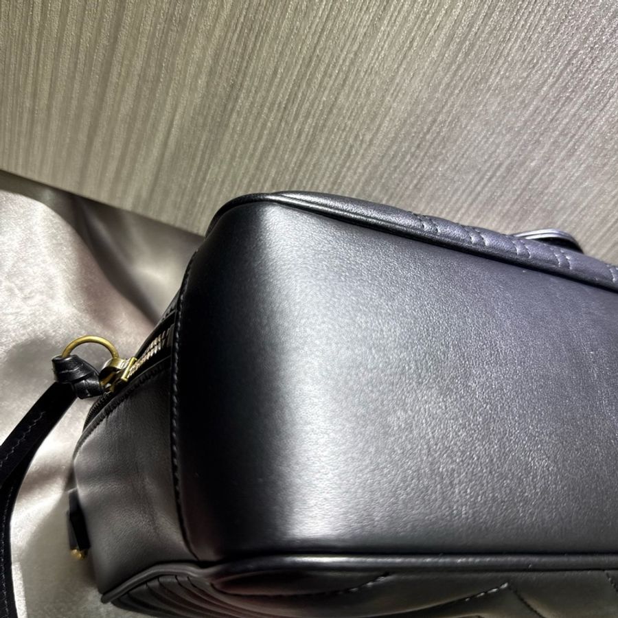 GUCCI 手提包 肩背包 愛心款 金扣 相機包-8