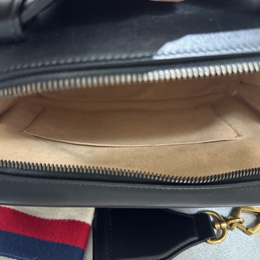 GUCCI 手提包 肩背包 愛心款 金扣 相機包-10