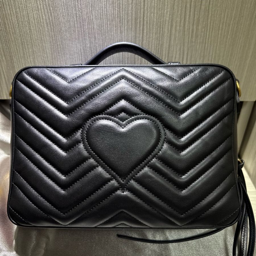 GUCCI 手提包 肩背包 愛心款 金扣 相機包-22