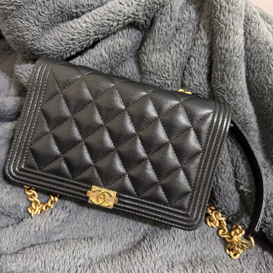 Chanel boy woc晶片款-0