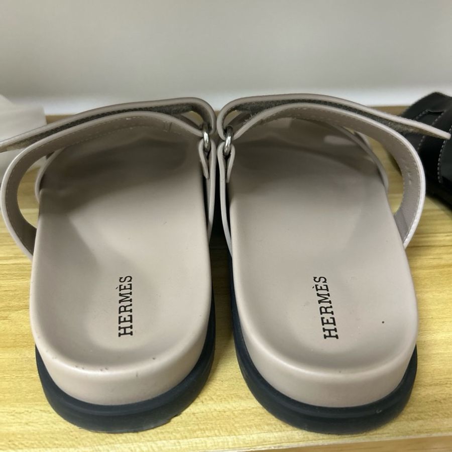 hermes 二舅鞋 奶茶色 36-8