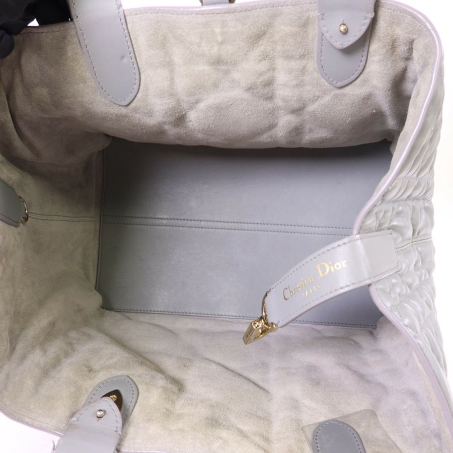 Dior 牛皮皮革Toujours Medium金扣手挽袋-5