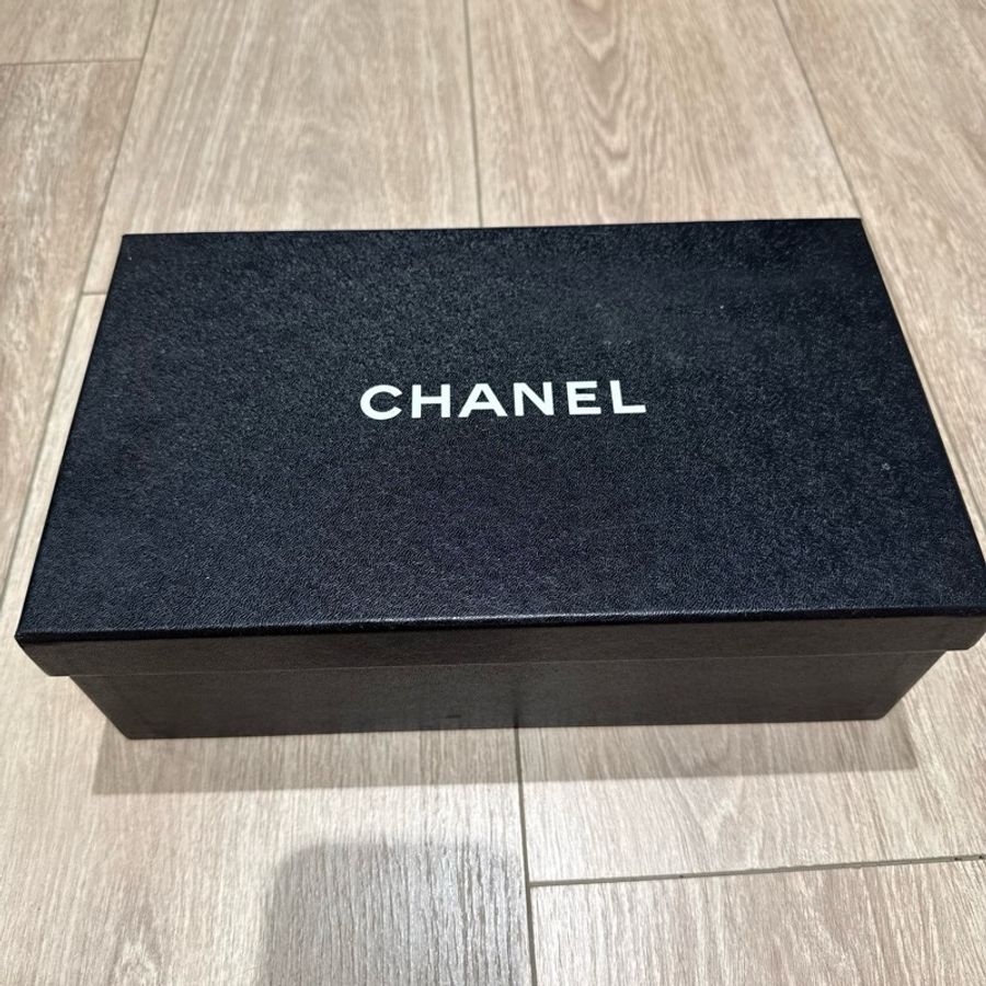 Chanel 草編鞋36號-4