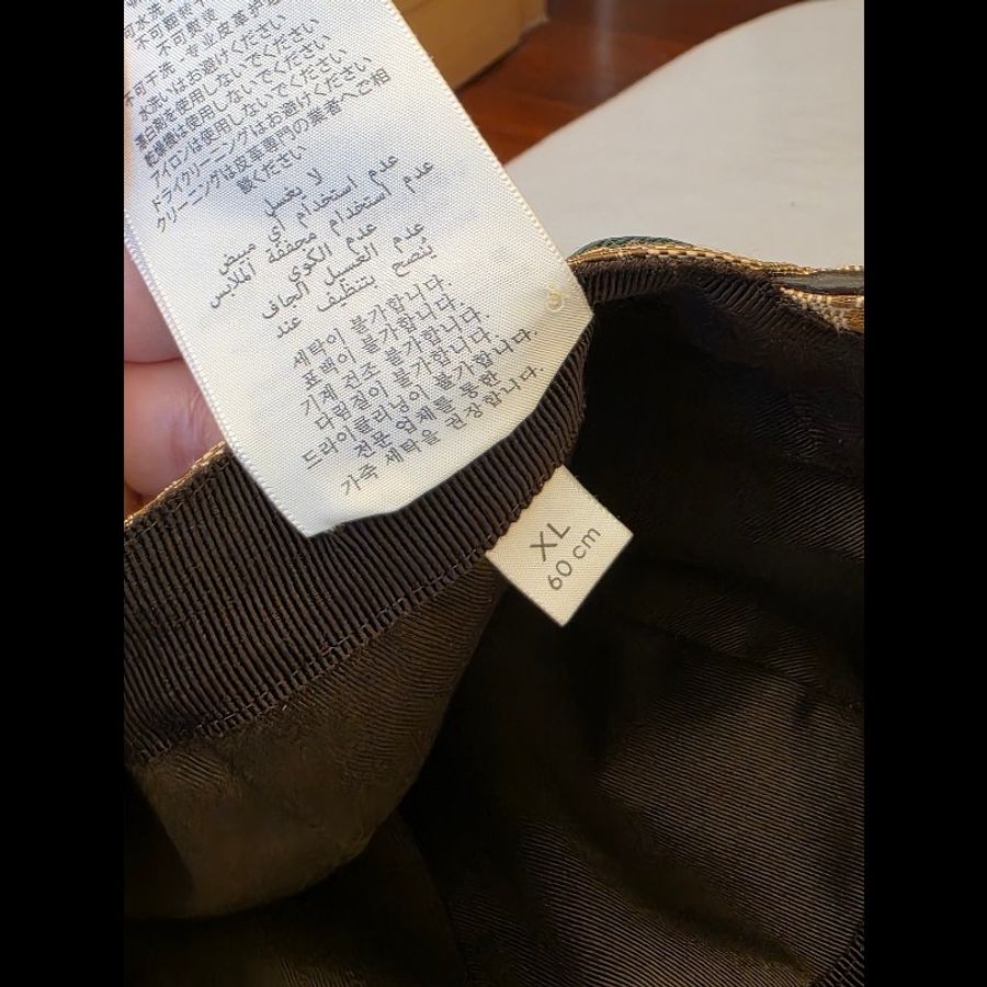 gucci 鴨舌帽 老花款-7