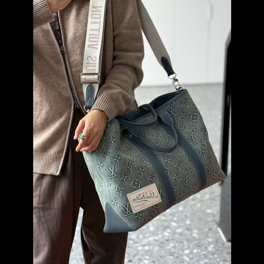 Lv Weekend Tote 水洗牛仔-5