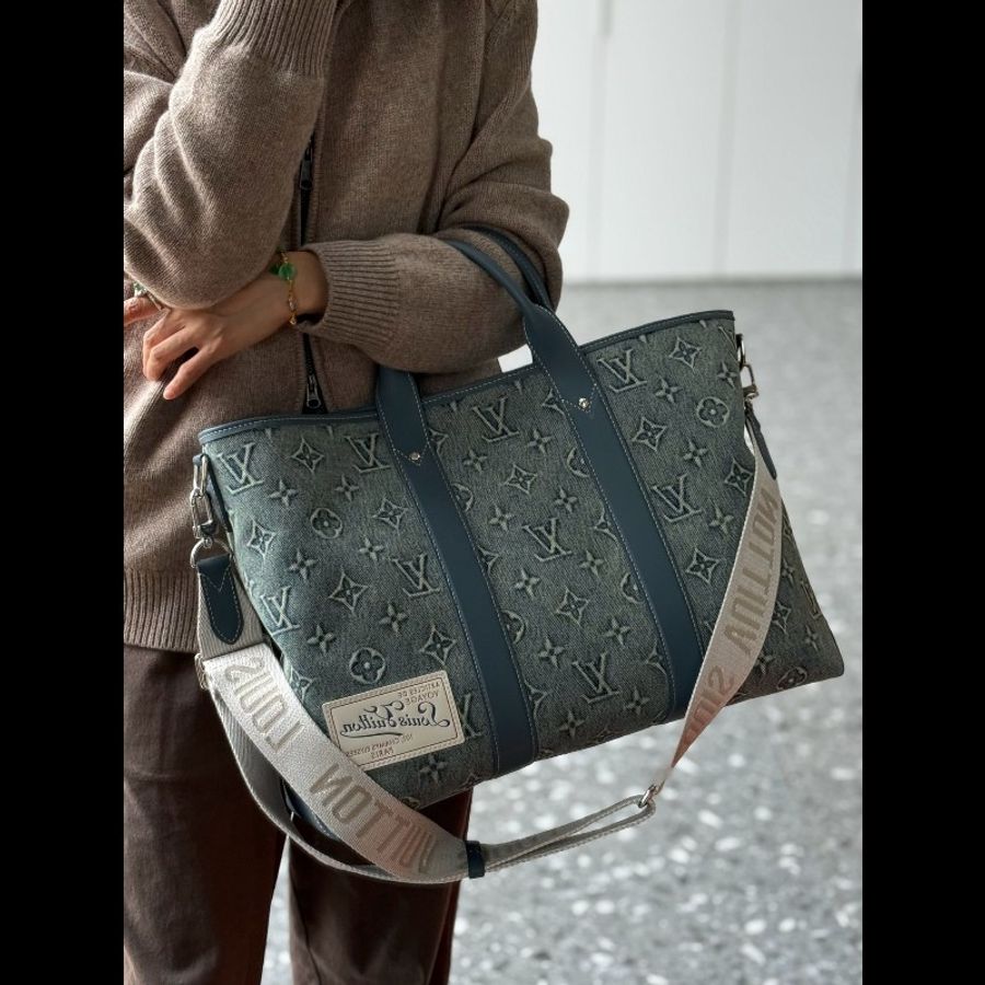 Lv Weekend Tote 水洗牛仔-6