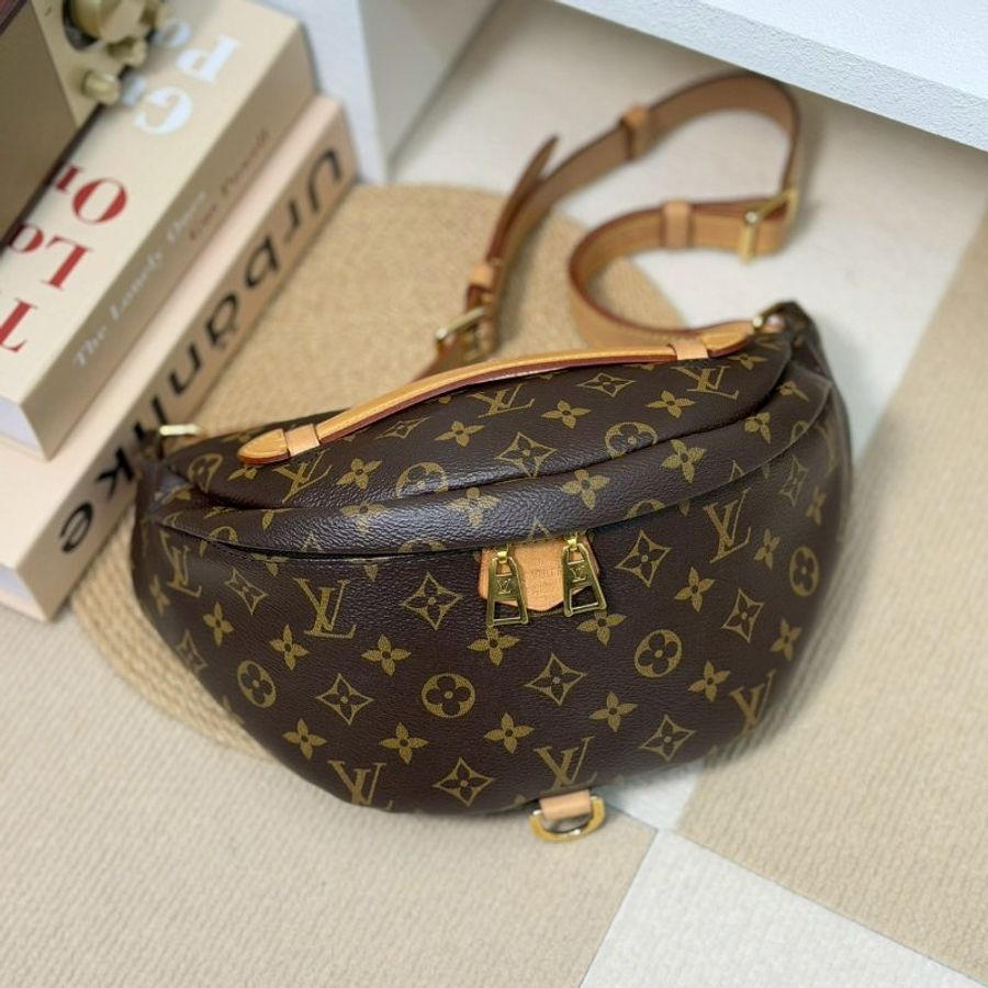 (大全配、停產絕版款)🏷LV.Bumbag 老花腰包 M43644 芯片款-0