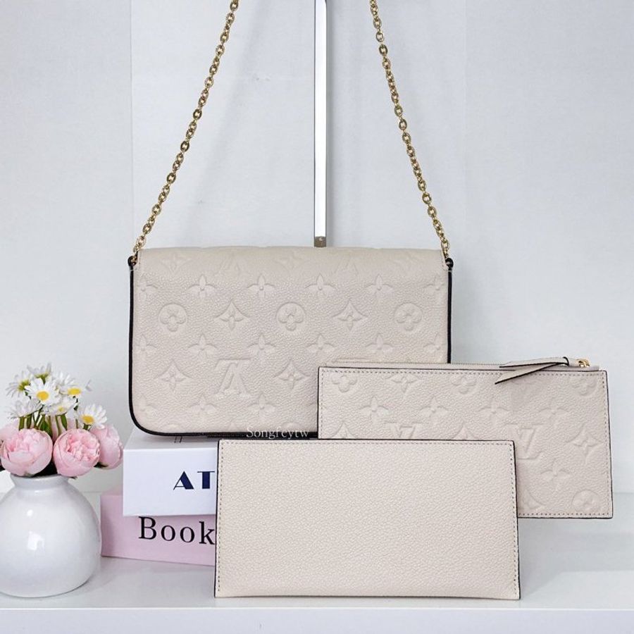Louis Vuitton|LV 經典 壓紋 1+1 WOC-1