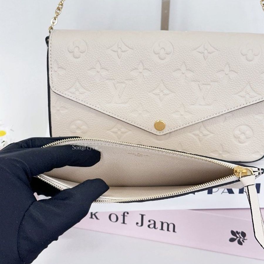 Louis Vuitton|LV 經典 壓紋 1+1 WOC-4