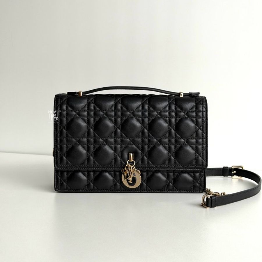 99新🆕 Dior 迪奧 Top Handle 黑金-0