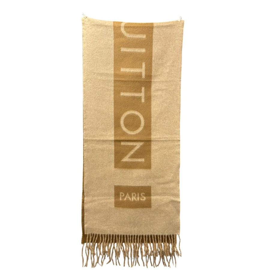 LV CASHMERE SCARF BROWN-2