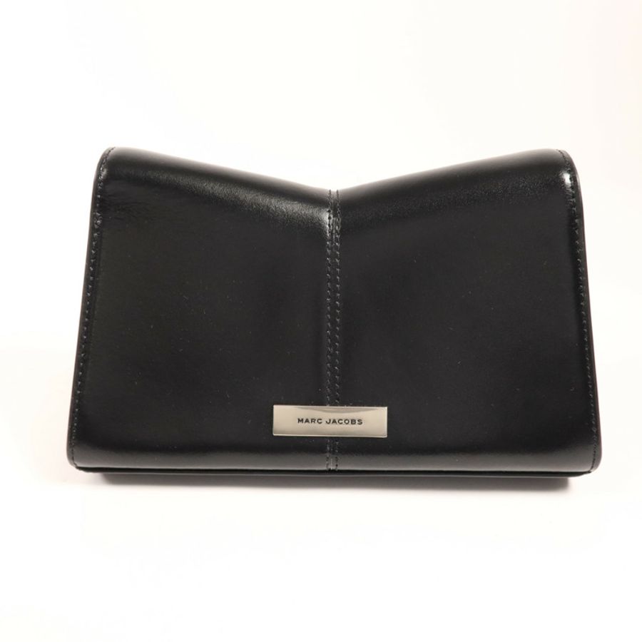 MARC JACOBS 牛皮皮革Chain Shoulder銀扣鏈帶肩背袋-1
