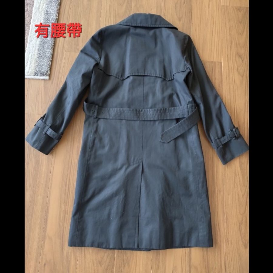 女40號/日本二手/Burberry London 女神風衣/黑色-1