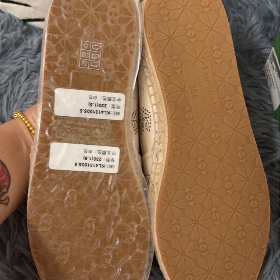 Kate spade 草編涼鞋-1