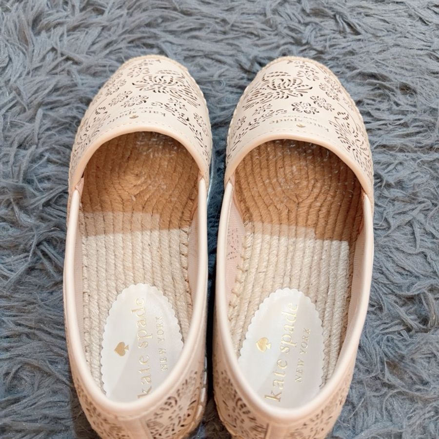 Kate spade 草編涼鞋-7