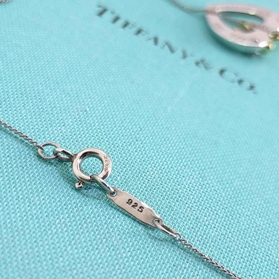 🌷Tiffany&Co. 蝴蝶結愛心項鍊S925銀|經典花紋✦fufu style 精品✦ 氣質款|-6