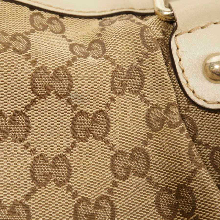 米色 GG 帆布托特包【GUCCI 古馳】 296835-7