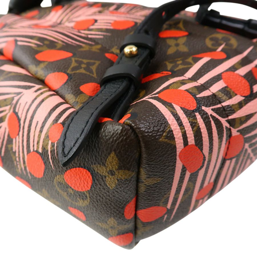 原棕色花帆布叢林圓點棕櫚泉後背M41981【LOUIS VUITTON LV 路易威登】#FL1146-8
