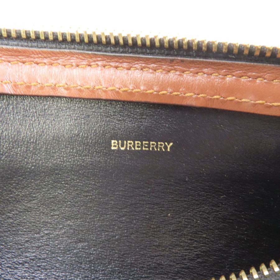棕色 帆布 TB Monogram 肩背包【BURBERRY 巴寶莉】 8020170-6