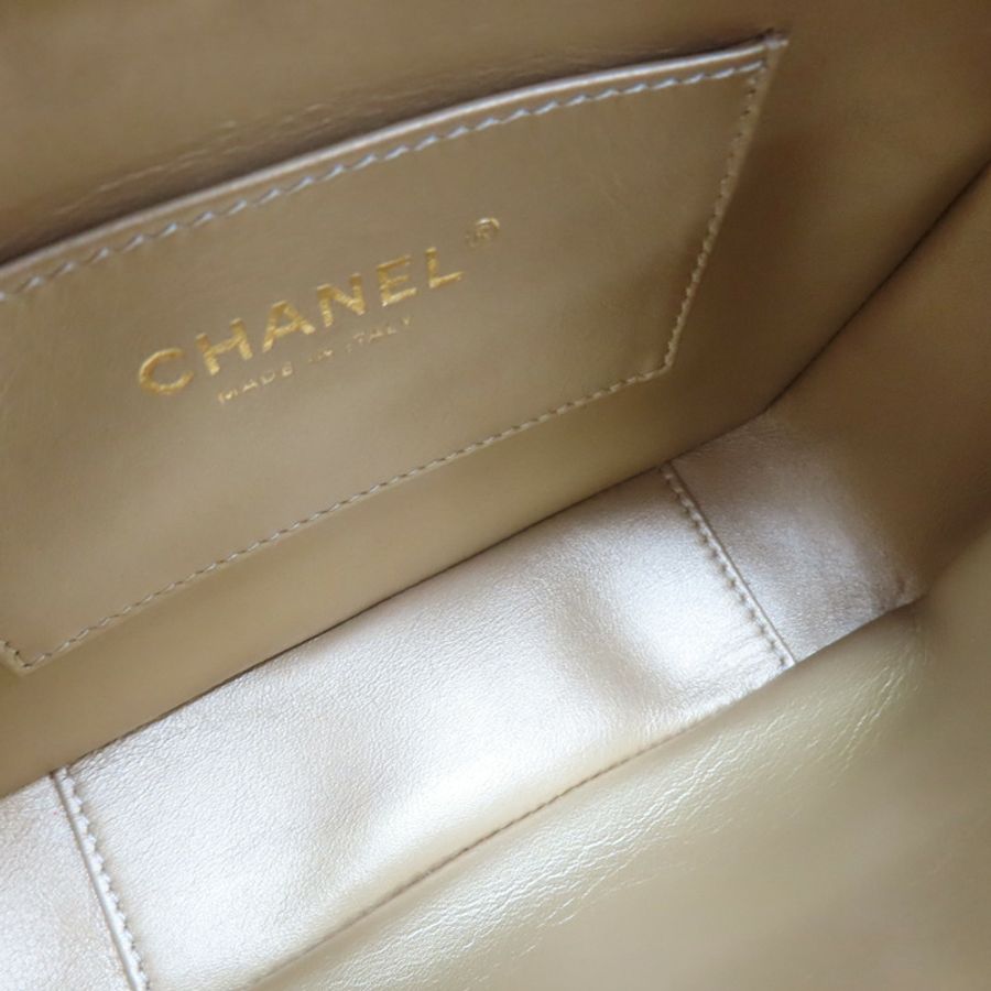紅色菱格紋皮革Pearl Crush肩背【CHANEL 香奈兒】-4