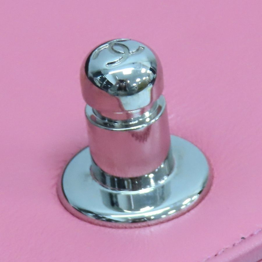 粉色 山形紋牛皮 Boy 25 肩背包【CHANEL 香奈兒】 A67086-16
