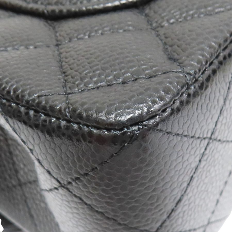 黑色 菱格紋 荔枝牛皮 COCO 23 鏈帶 肩背包【CHANEL 香奈兒】 A01113-11