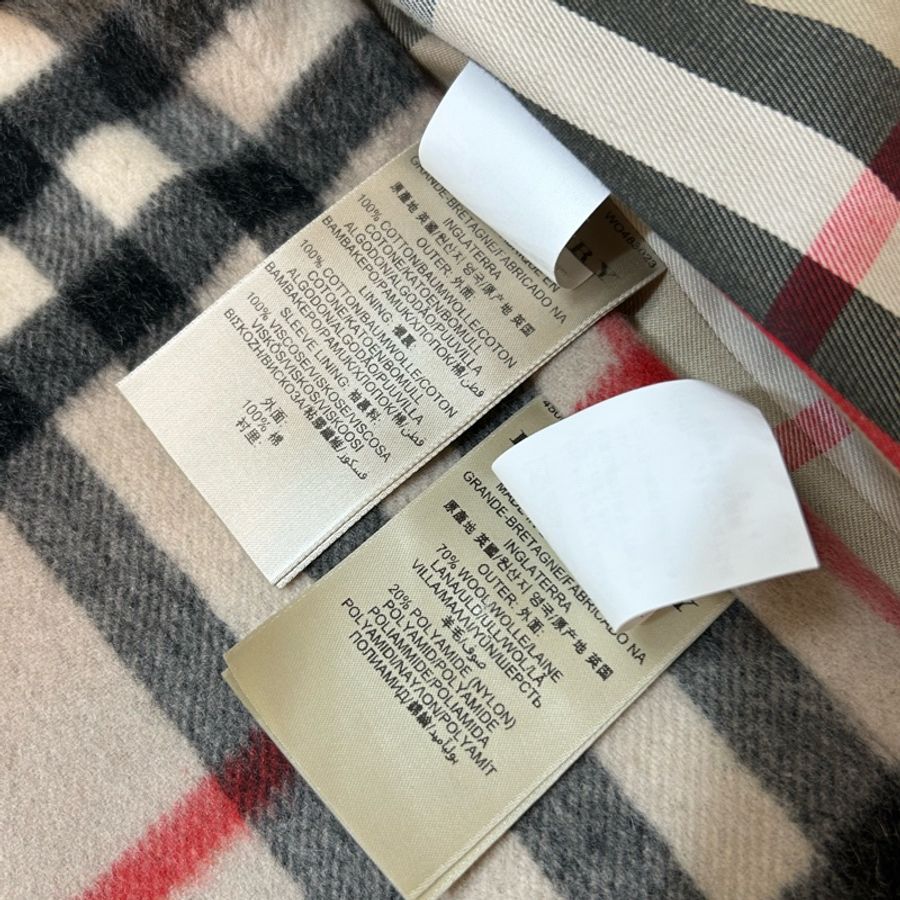 BURBERRY英國蜜色兩件式風衣UK6-13