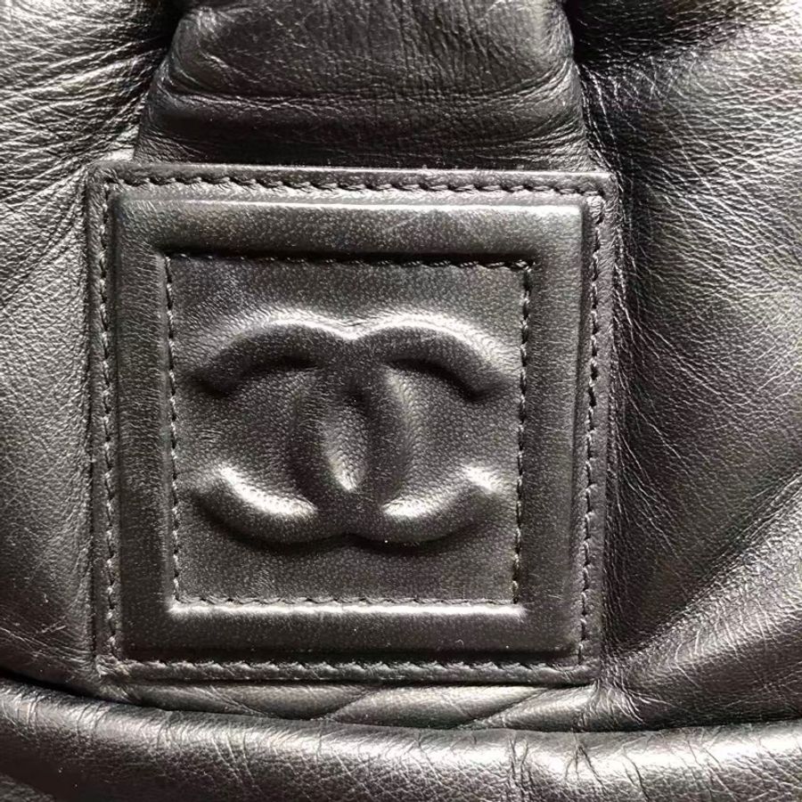 二手Chanel香奈兒tote購物袋全皮單肩包,配件塵袋-9