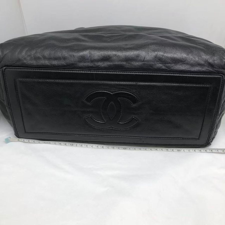 二手Chanel香奈兒tote購物袋全皮單肩包,配件塵袋-21