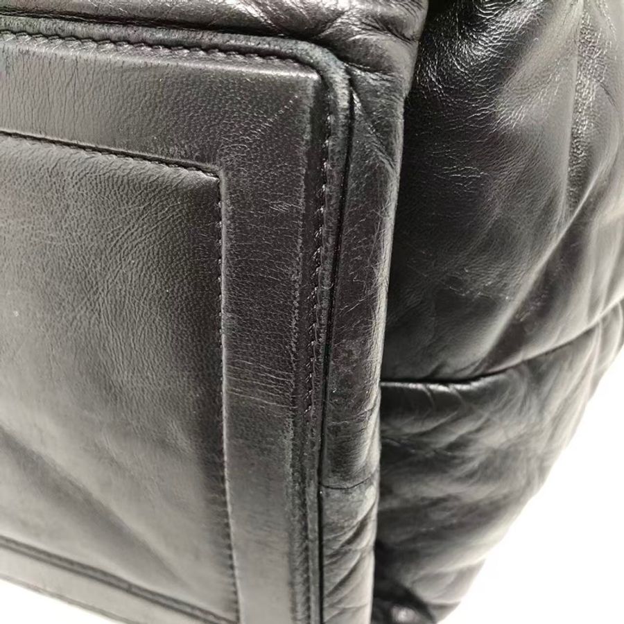 二手Chanel香奈兒tote購物袋全皮單肩包,配件塵袋-23