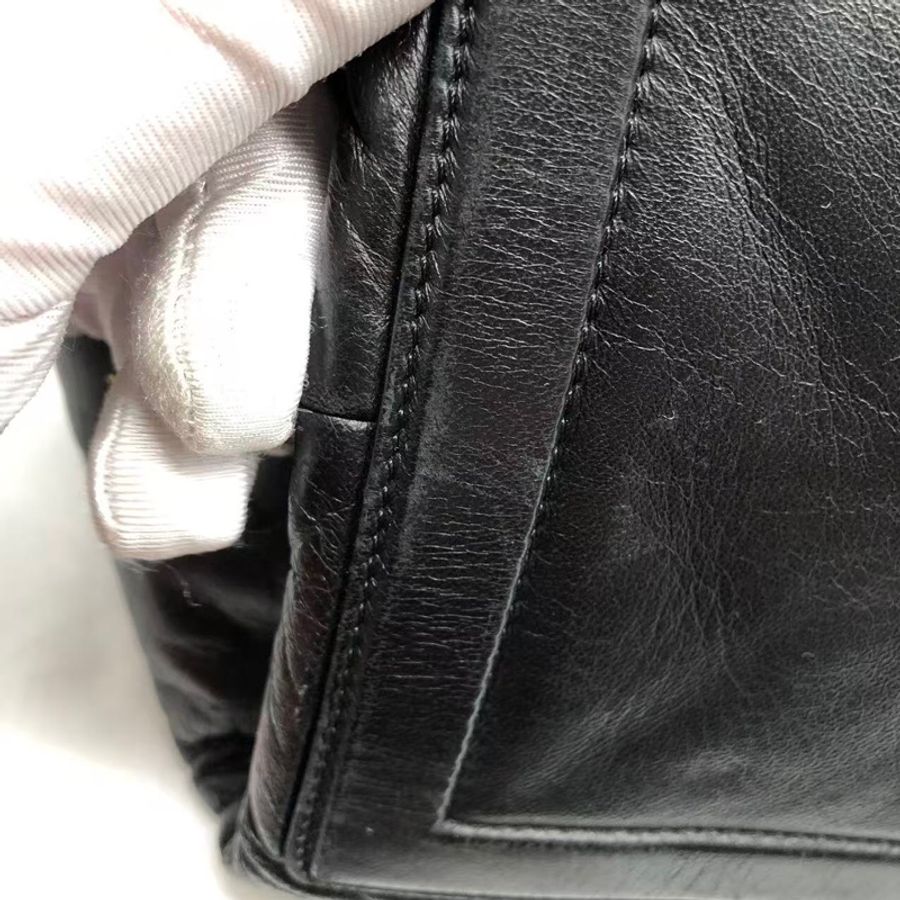 二手Chanel香奈兒tote購物袋全皮單肩包,配件塵袋-24