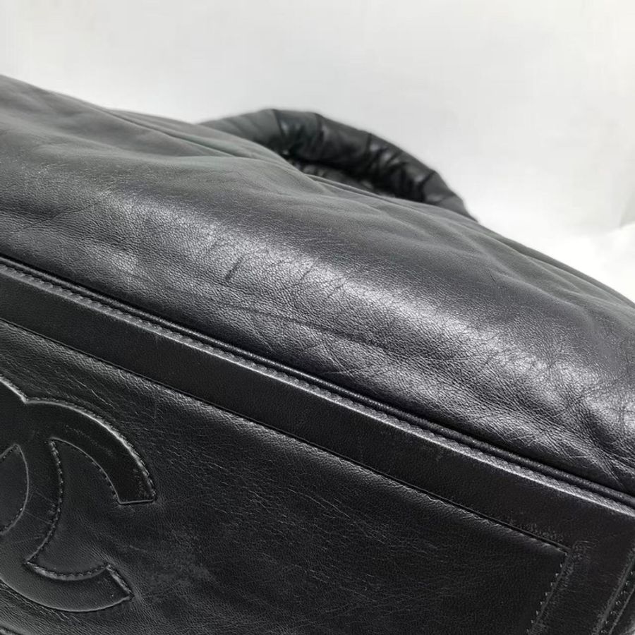 二手Chanel香奈兒tote購物袋全皮單肩包,配件塵袋-26