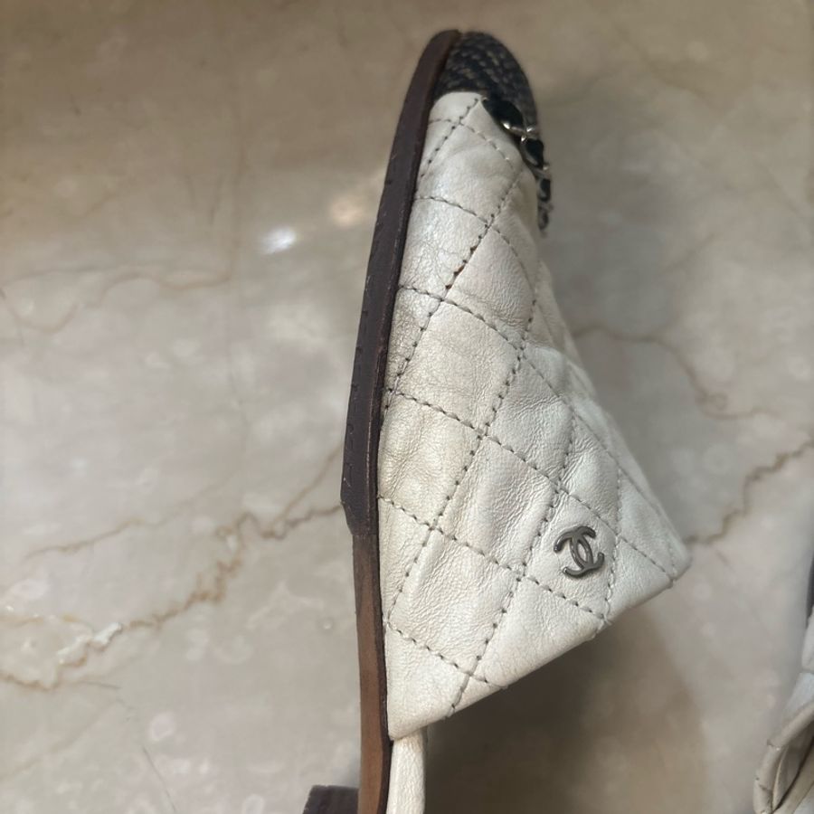 Chanel 38.5拖鞋-12