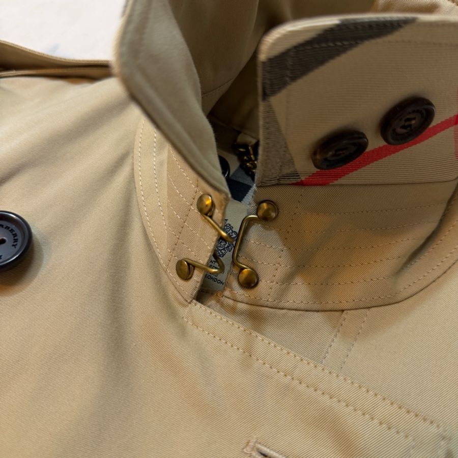 BURBERRY英國蜜色兩件式風衣UK6-5