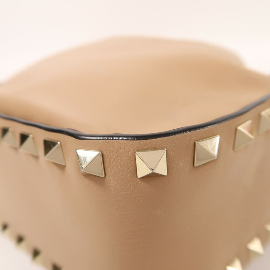 Valentino 皮革Shoulder Bag金扣肩背袋-11